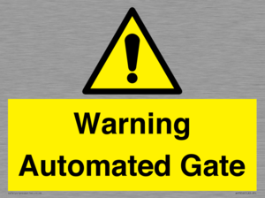 WV7856: Warning Automated Gate