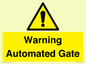 WV7856: Warning Automated Gate