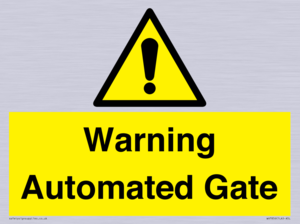 WV7856: Warning Automated Gate