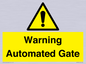 WV7856: Warning Automated Gate