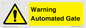 WV7856: Warning Automated Gate
