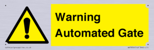 WV7856: Warning Automated Gate