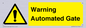 WV7856: Warning Automated Gate