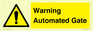 WV7856: Warning Automated Gate