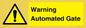 WV7856: Warning Automated Gate