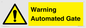 WV7856: Warning Automated Gate
