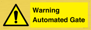 WV7856: Warning Automated Gate