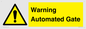 WV7856: Warning Automated Gate