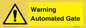 WV7856: Warning Automated Gate