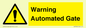 WV7856: Warning Automated Gate