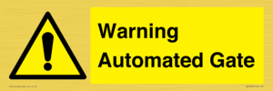 WV7856: Warning Automated Gate