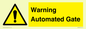 WV7856: Warning Automated Gate