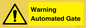 WV7856: Warning Automated Gate