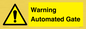 WV7856: Warning Automated Gate