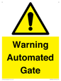 WV7856: Warning Automated Gate