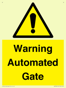 WV7856: Warning Automated Gate