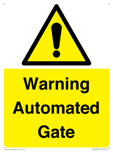 WV7856: Warning Automated Gate