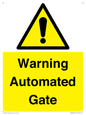 WV7856: Warning Automated Gate
