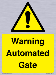 WV7856: Warning Automated Gate