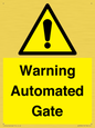 WV7856: Warning Automated Gate