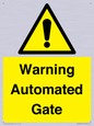WV7856: Warning Automated Gate