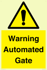 WV7856: Warning Automated Gate