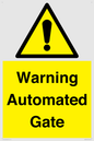 WV7856: Warning Automated Gate
