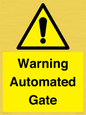 WV7856: Warning Automated Gate