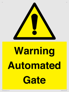 WV7856: Warning Automated Gate
