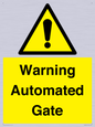 WV7856: Warning Automated Gate