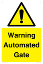 WV7856: Warning Automated Gate