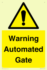 WV7856: Warning Automated Gate
