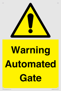 WV7856: Warning Automated Gate