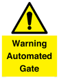 WV7856: Warning Automated Gate