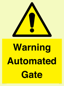 WV7856: Warning Automated Gate