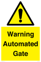 WV7856: Warning Automated Gate