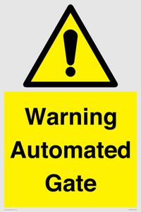WV7856: Warning Automated Gate