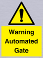 WV7856: Warning Automated Gate