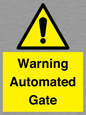 WV7856: Warning Automated Gate
