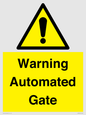 WV7856: Warning Automated Gate
