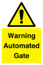 WV7856: Warning Automated Gate