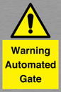 WV7856: Warning Automated Gate