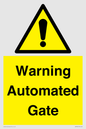 WV7856: Warning Automated Gate