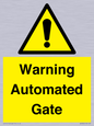 WV7856: Warning Automated Gate