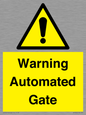 WV7856: Warning Automated Gate