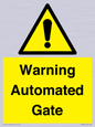 WV7856: Warning Automated Gate