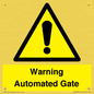 WV7856: Warning Automated Gate