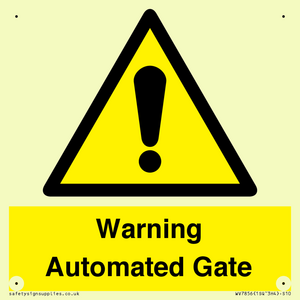 WV7856: Warning Automated Gate