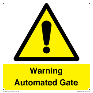 WV7856: Warning Automated Gate