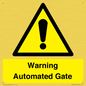 WV7856: Warning Automated Gate